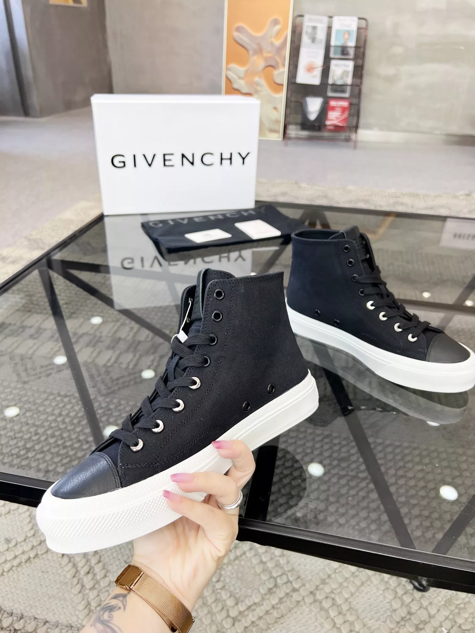 givenchy high tops chaussures pour homme s_12b50023